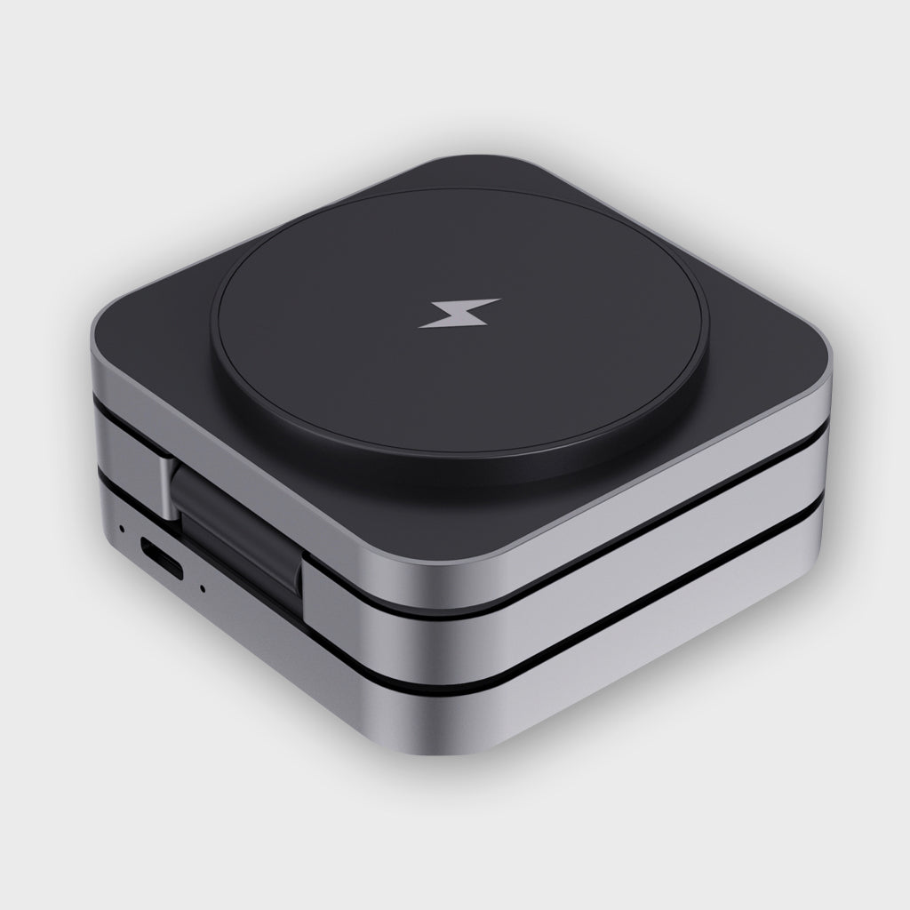 Wireless Charging Station (Foldable 3-in-1)