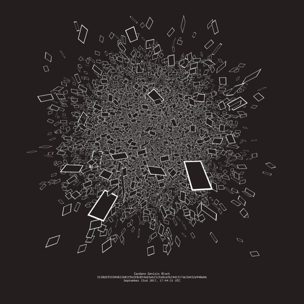 T-shirt "Cardano Genesis Block"